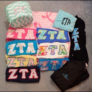 ZTA letters bundle Zeta Tau Alpha